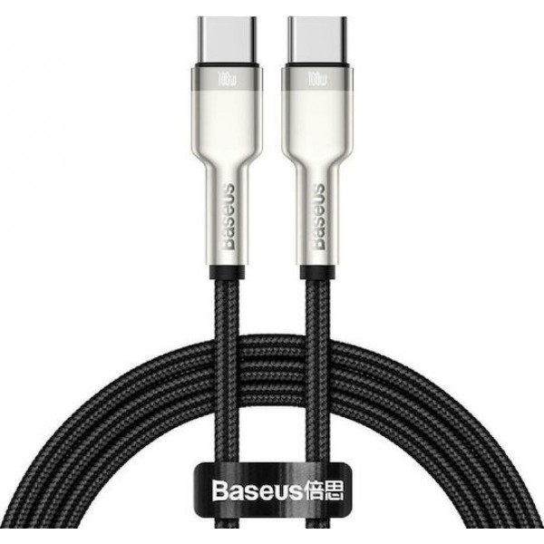 Baseus Braided USB 2.0 Cable USB-C male - USB-C male Black 1m (CATJK-C01)