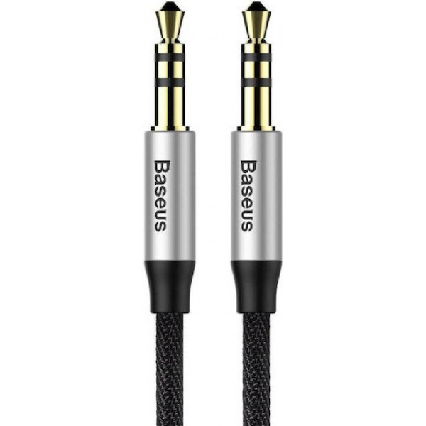 Baseus Καλώδιο Ήχου 3.5mm Male - 3.5mm male Black 1m (CAM30-BS1)