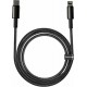 Baseus Braided Data Cable USB-C male - Lightning Female Black 2m (CATLWJ-A01)