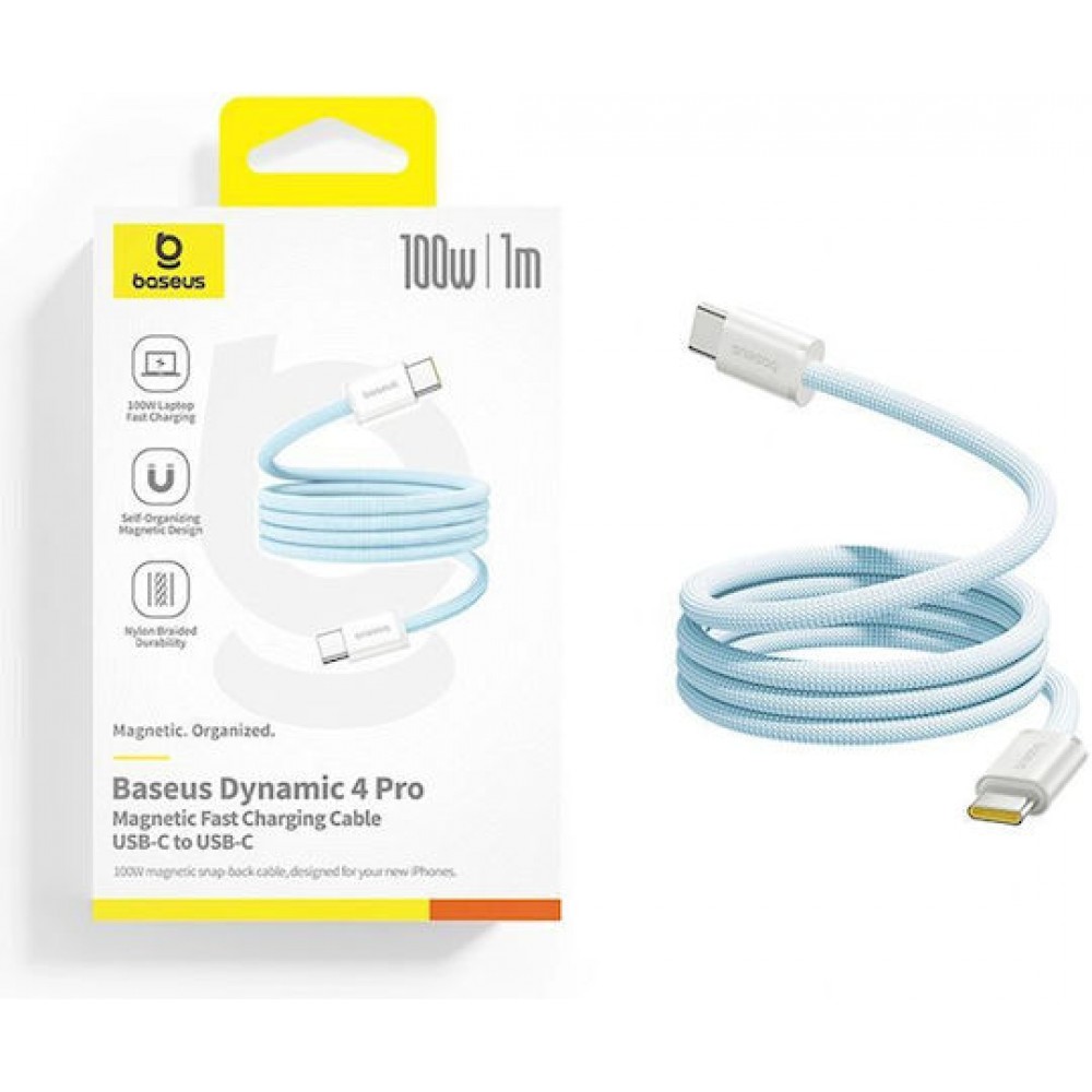 Baseus Dynamic 4 Pro Cable USB-C male - USB-C Female Blue 1m