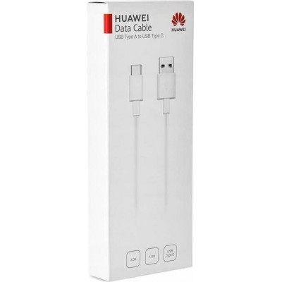 Huawei Regular USB to Type-C Λευκό 1.0m (CP51)