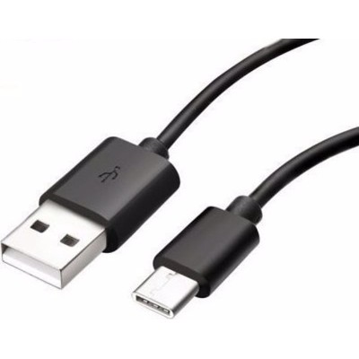 Samsung Regular USB 2.0 Cable USB-C male - USB-A male Μαύρο 1.2m (EP-DG950CBE)