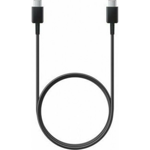 Samsung Regular USB 2.0 Cable USB-C male - USB-C male Μαύρο 1m (EP-DG980BBE) Bulk