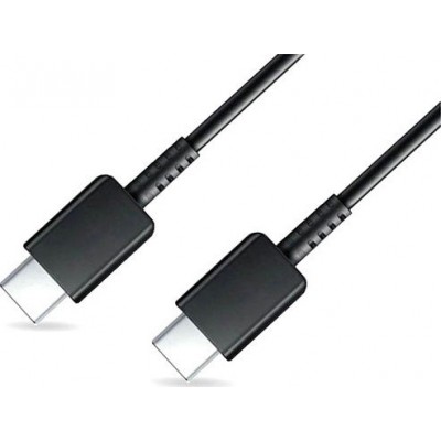 Samsung Regular USB 2.0 Cable USB-C male - USB-C male Μαύρο 1m (EP-DG980BBE) Bulk