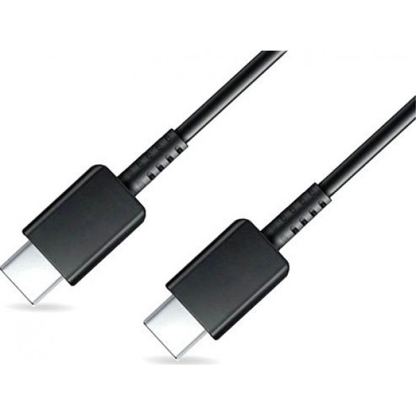 Samsung Regular USB 2.0 Cable USB-C male - USB-C male Μαύρο 1m (EP-DG980BBE) Bulk