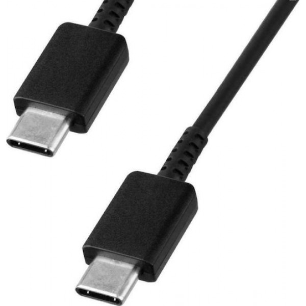 Samsung Regular USB 2.0 Cable USB-C male - USB-C male Μαύρο 1m (EP-DN980BBE) Bulk