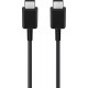 Samsung Regular USB 2.0 Cable USB-C male - USB-C male Μαύρο 1m (EP-DN980BBE) Bulk