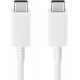 Samsung Regular USB 2.0 Cable USB-C male - USB-C Female Λευκό 1.8m (EP-DX510JWE) Retail