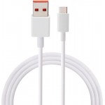 Xiaomi Regular USB 3.1 Cable USB-C male - USB-A male 6A Λευκό 1m (BHR6032GL) Retail