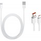 Xiaomi Regular USB 3.1 Cable USB-C male - USB-A male 6A Λευκό 1m (BHR6032GL) Retail