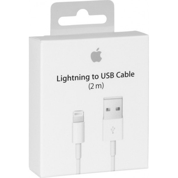 Apple USB to Lightning Cable White 2m Retail (MD819) 