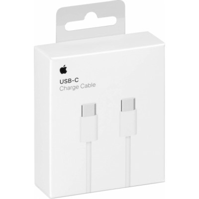 Apple Regular USB 2.0 Cable USB-C male - USB-C female Λευκό 1m