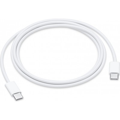 Apple Regular USB 2.0 Cable USB-C male - USB-C female Λευκό 1m