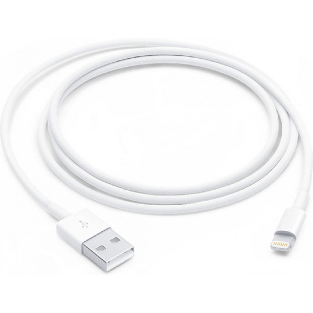 Apple Regular USB to Lightning Cable Λευκό 1m (MUQW3ZM/A)