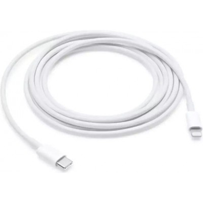 Apple Regular Cable USB-C male - Lightning Λευκό 2m (MW2R3ZM/A)