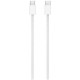 Apple Regular USB 2.0 Cable USB-C male - USB-C male Λευκό 1m (MW493ZM/A)