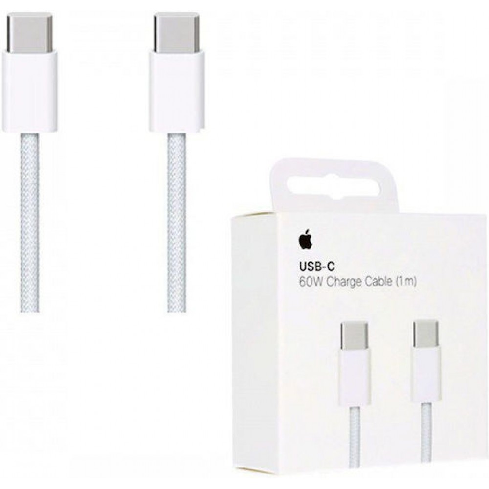 Apple Regular USB 2.0 Cable USB-C male - USB-C male Λευκό 1m (MW493ZM/A)