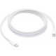 Apple Regular USB 2.0 Cable USB-C male - USB-C male Λευκό 2m (MYQT3ZM/A)
