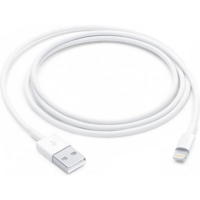 Apple Regular USB to Lightning Cable Λευκό 1m (MUQW3ZM/A)