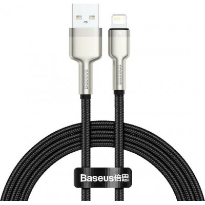 Baseus Braided USB 2.0 Cable USB male - Lightning male Black 1m (CALJK-A01)
