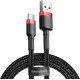 Baseus Braided USB 2.0 Cable USB-C male - USB-C male Black/Red 50cm (CATKLF-A91)