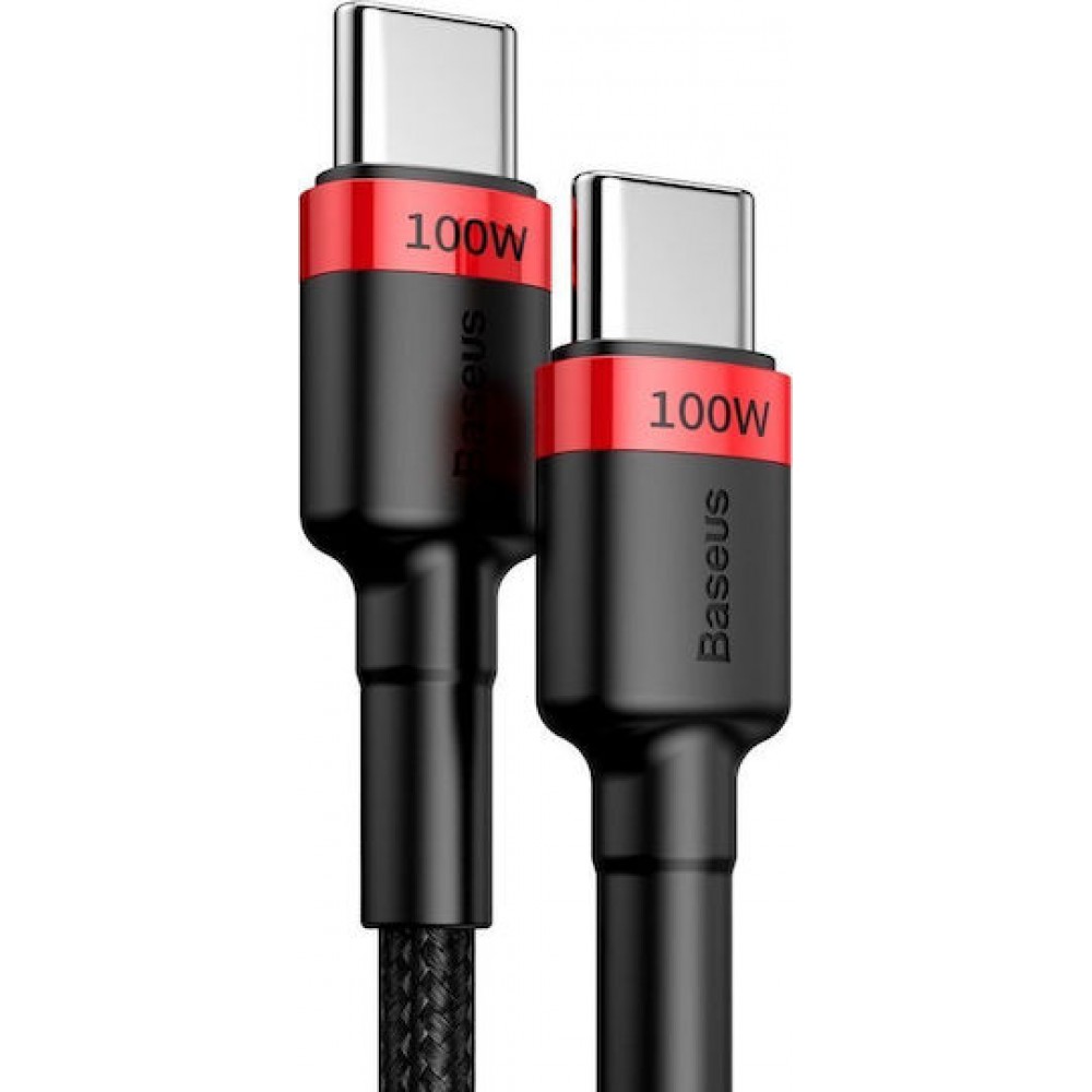 Baseus Braided USB 2.0 Cable USB-C male - USB-C male Black 2m (CATKLF-AL91)