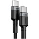 Baseus Braided USB 2.0 Cable USB-C male - USB-C male Black 2m (CATKLF-ALG1)