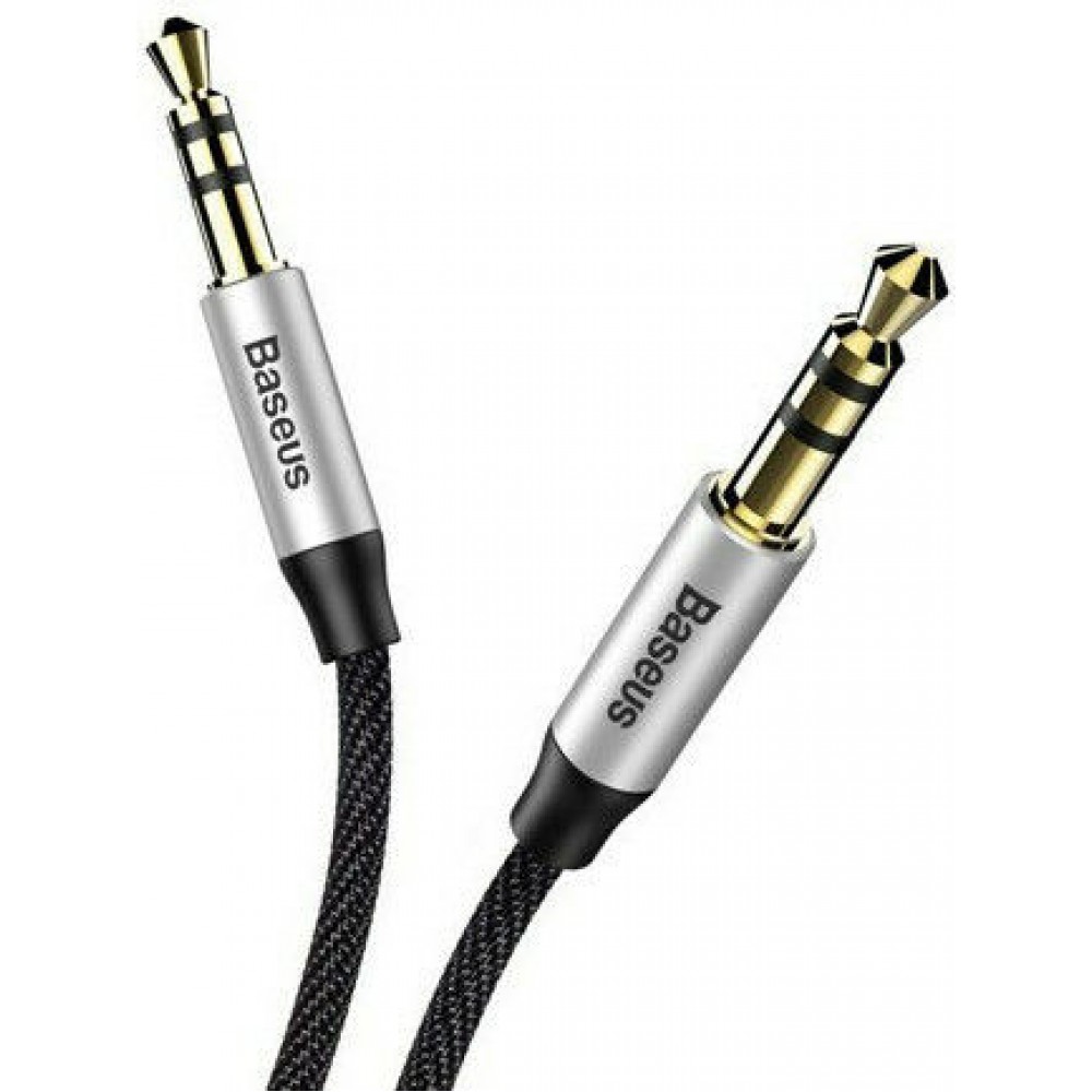 Baseus Καλώδιο Ήχου 3.5mm Male - 3.5mm male Black 1m (CAM30-BS1)