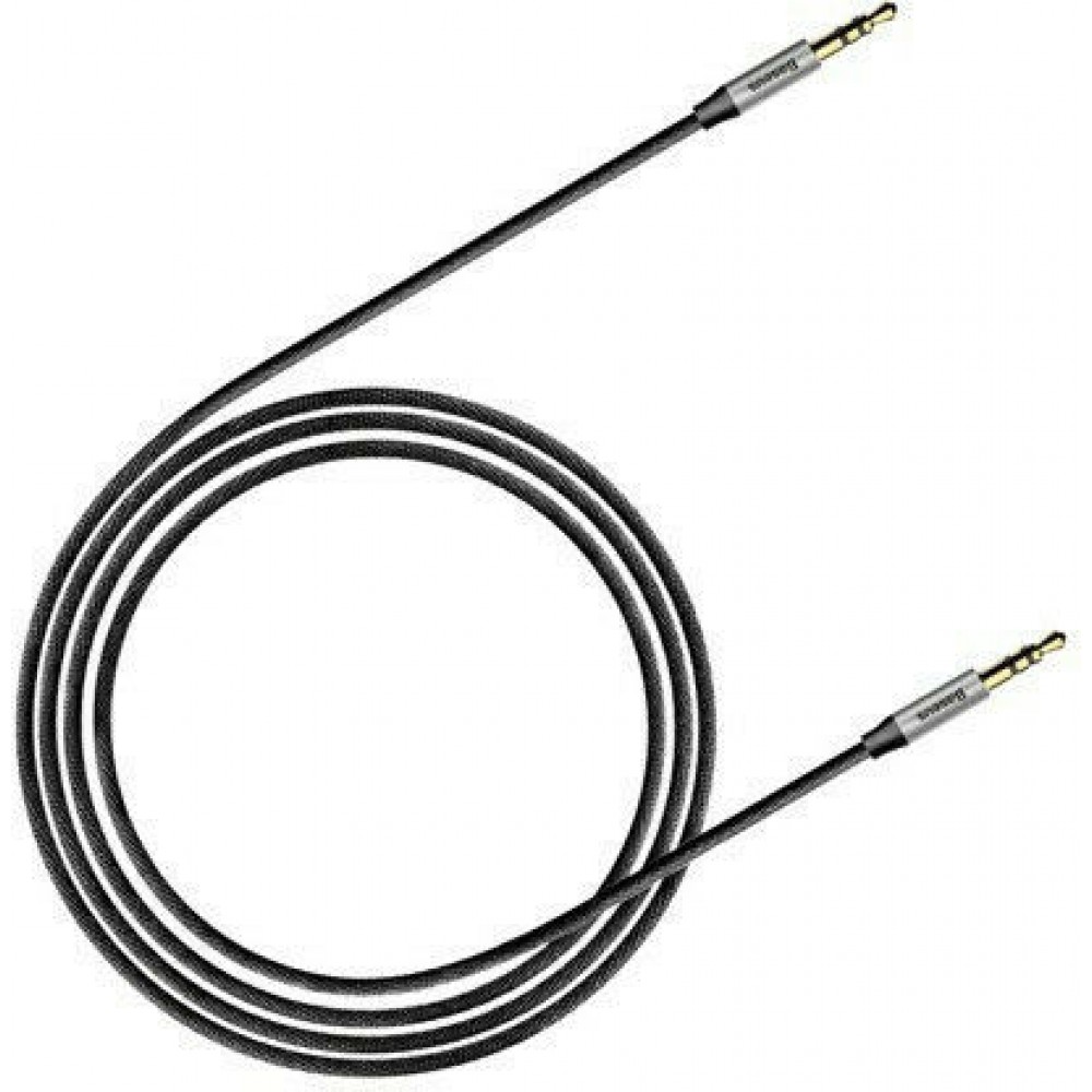 Baseus Καλώδιο Ήχου 3.5mm Male - 3.5mm male Black 1m (CAM30-BS1)