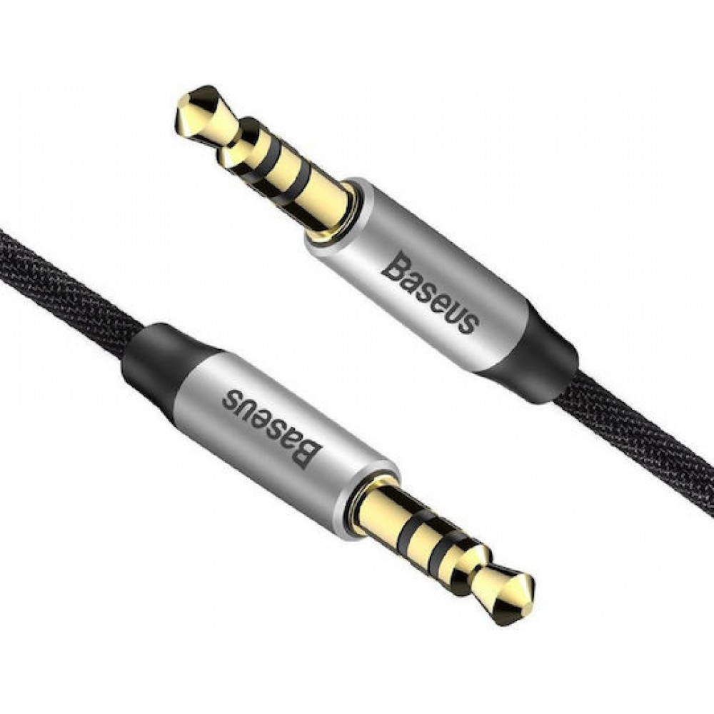 Baseus Καλώδιο Ήχου 3.5mm Male - 3.5mm male Black 1m (CAM30-BS1)