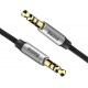 Baseus Καλώδιο Ήχου 3.5mm Male - 3.5mm male Black 1m (CAM30-BS1)