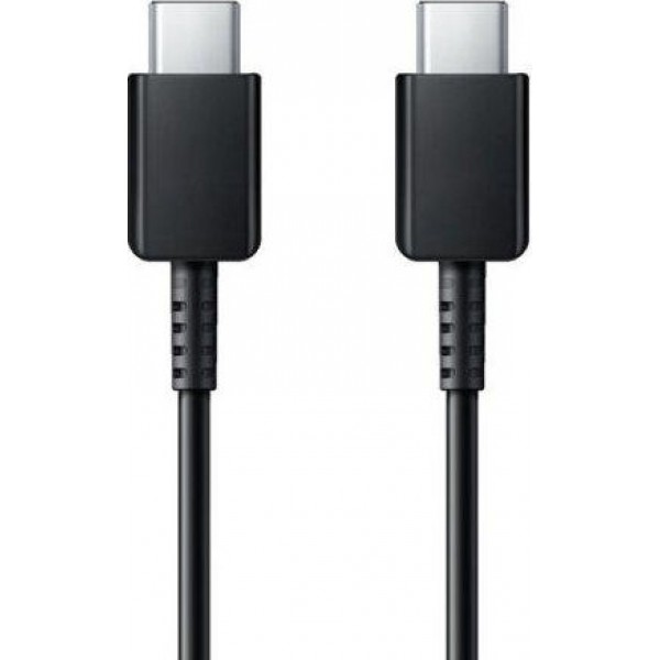 Samsung Regular USB 2.0 Cable USB-C male - USB-C female Μαύρο 1m (EP-DΑ705ΒΒΕ) Bulk