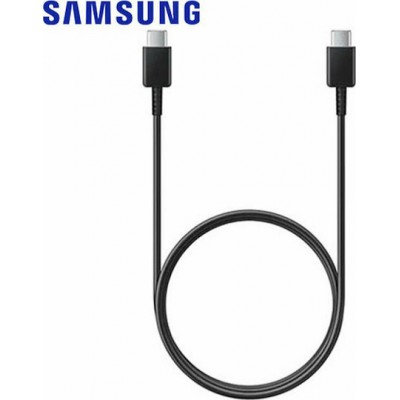 Samsung Regular USB 2.0 Cable USB-C male - USB-C female Μαύρο 1m (EP-DΑ705ΒΒΕ) Bulk