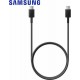 Samsung Regular USB 2.0 Cable USB-C male - USB-C female Μαύρο 1m (EP-DΑ705ΒΒΕ) Bulk