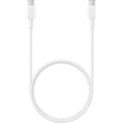 Samsung Regular USB 2.0 Cable USB-C male - USB-C female Λευκό 1m (EP-DΑ705ΒWΕ) Bulk