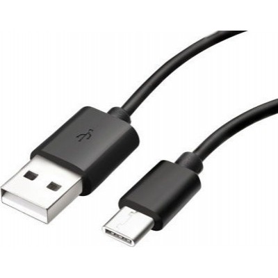 Samsung Regular USB 2.0 Cable USB-C male - USB-A male Μαύρο 1.5m (EP-DG970BBE)