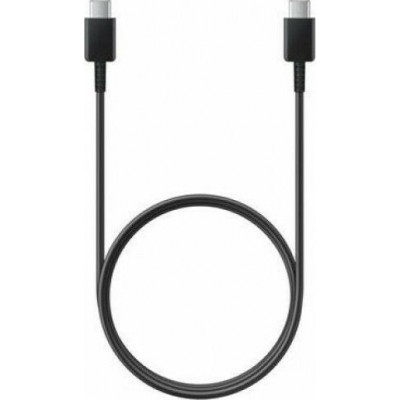 Samsung Regular USB 2.0 Cable USB-C male - USB-C male Μαύρο 1m (EP-DG980BBE) Bulk