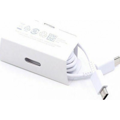 Samsung Regular USB 2.0 Cable USB-C male - USB-C male Λευκό 1m (EP-DG980BBE) Bulk
