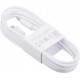 Samsung Regular USB 2.0 Cable USB-C male - USB-C female Λευκό 1.8m (EP-DW767JWE) Bulk