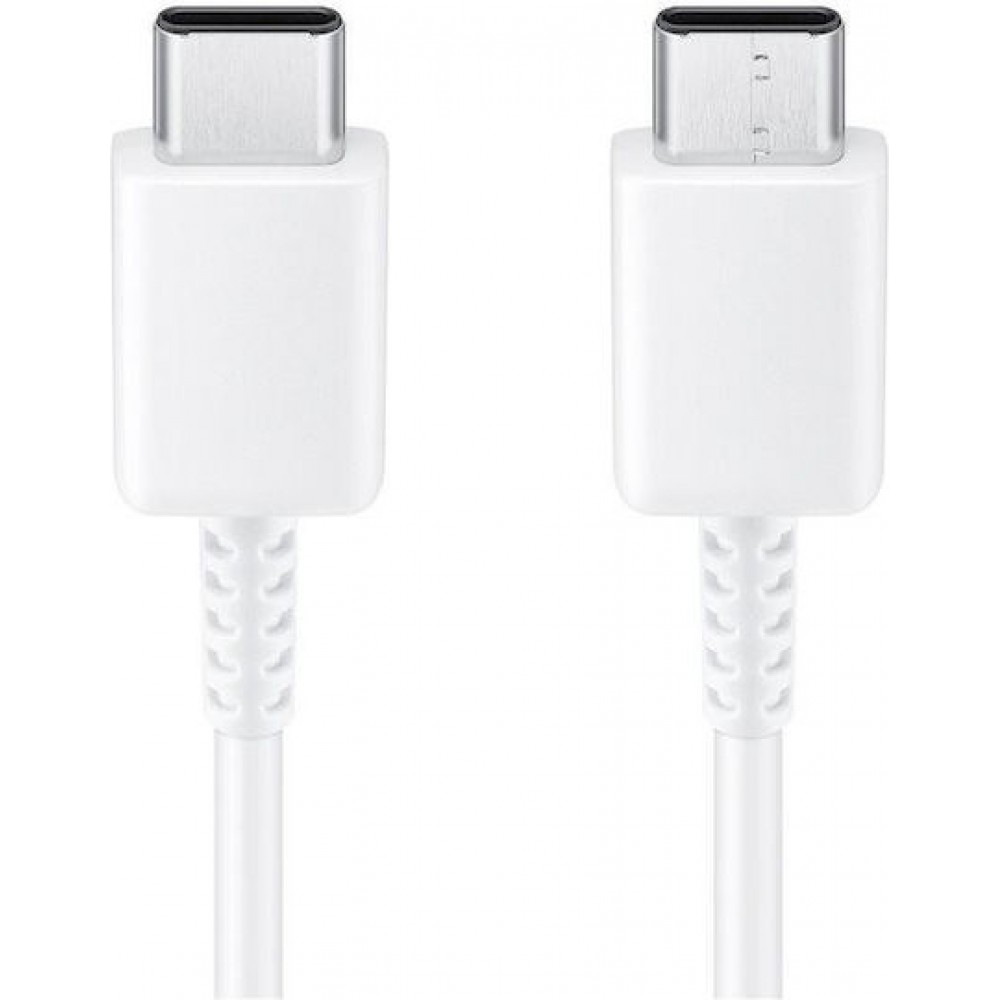 Samsung Regular USB 2.0 Cable USB-C male - USB-C female Λευκό 1.8m (EP-DW767JWE) Bulk