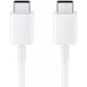 Samsung Regular USB 2.0 Cable USB-C male - USB-C female Λευκό 1.8m (EP-DW767JWE) Bulk