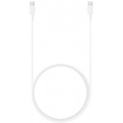 Samsung Regular USB 2.0 Cable USB-C male - USB-C female Λευκό 1.8m (EP-DW767JWE) Bulk