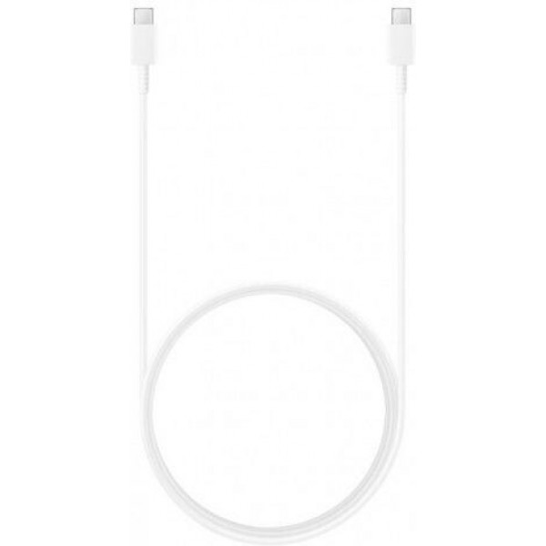Samsung Regular USB 2.0 Cable USB-C male - USB-C female Λευκό 1.8m (EP-DW767JWE) Bulk