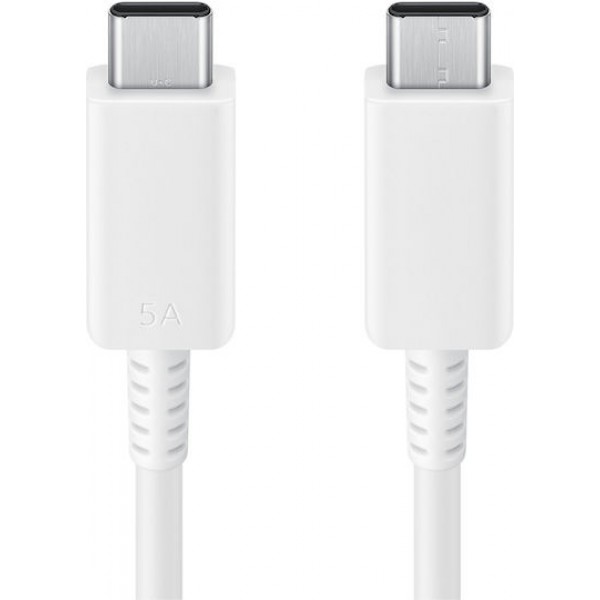 Samsung Regular USB 2.0 Cable USB-C male - USB-C Female Λευκό 1.8m (EP-DX510JWE) Retail