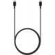 Samsung Regular USB 2.0 Cable USB-C male - USB-C Female Μαύρο 1.8m (EP-DX510JWE) Bulk