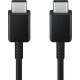 Samsung Regular USB 2.0 Cable USB-C male - USB-C Female Μαύρο 1.8m (EP-DX510JWE) Bulk