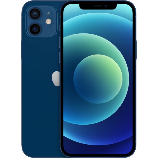 Apple iPhone 12 (4GB/64GB) Blue Εκθεσιακό (1 Year Warranty) 94% + Battery