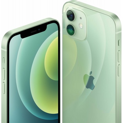 Apple iPhone 12 (4GB/64GB) Green Εκθεσιακό (Protective Glass + Premium Silicone Case)