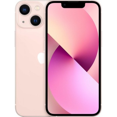 Apple iPhone 13 (4GB/128GB) Pink Εκθεσιακό (1 Year Warranty) 100% Battery 