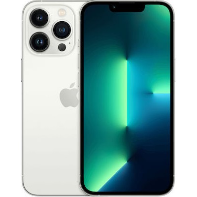 Apple iPhone 13 Pro (6GB/128GB) Silver Εκθεσιακο (1 Year Warranty)